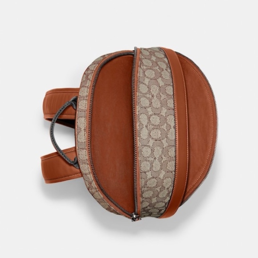 Coach X Tom Wesselmann Charter Backpack In Signature Textile Jacquard NWT - Picture 11 of 15